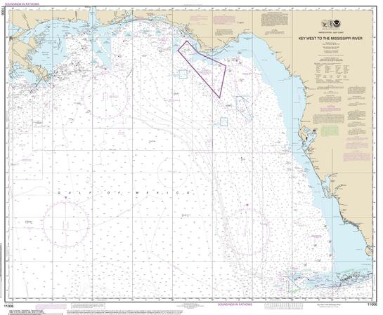 gulf coast key west to mississippi river artiplaq noaa charts gulf of mexico
