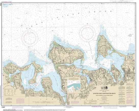 south shore of long island sound oyster and huntington nautical chart dimensions